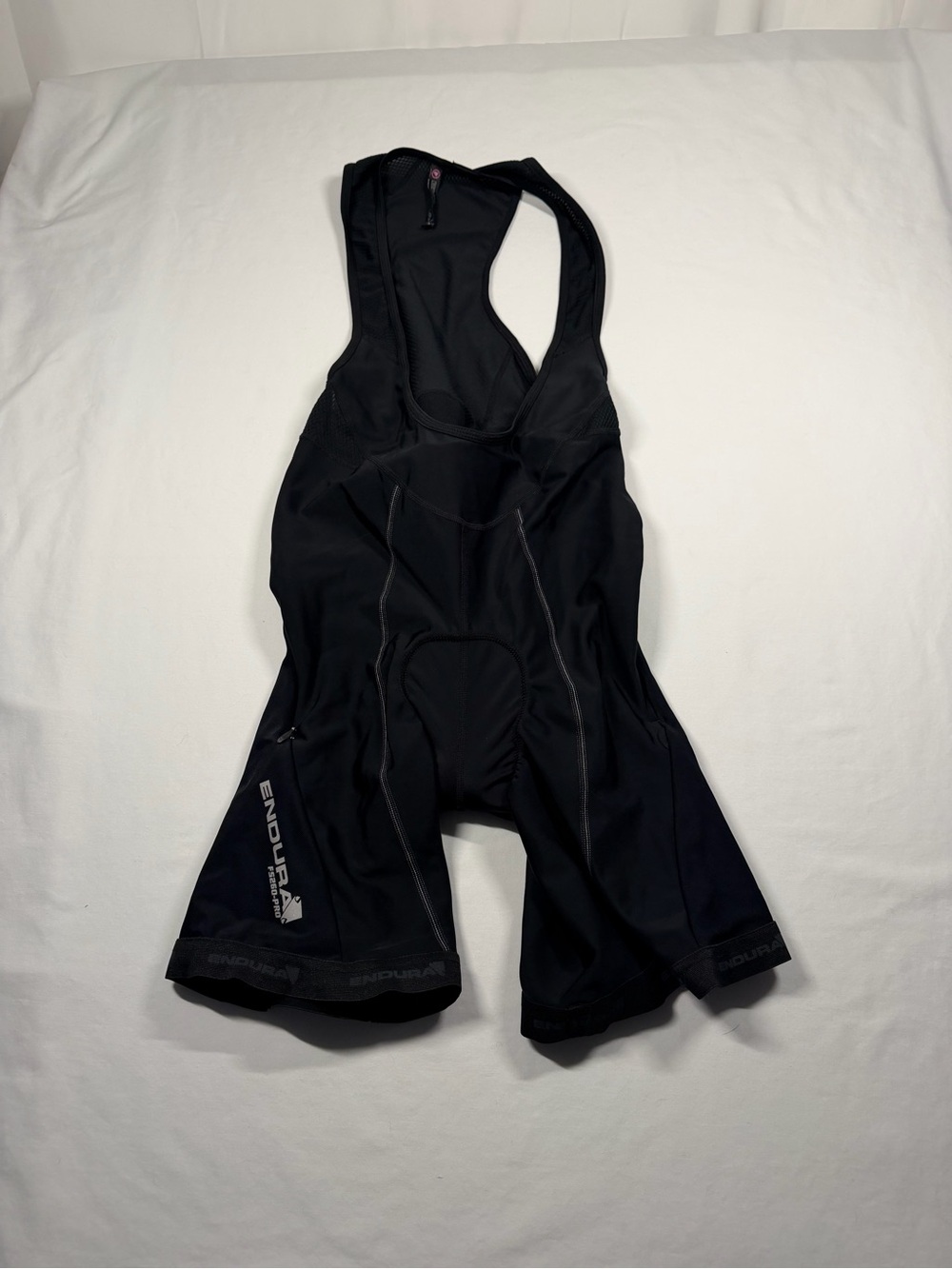 Endura Womans One Piece Cycle Suit w Zip out Bottom Padded Seat Large
